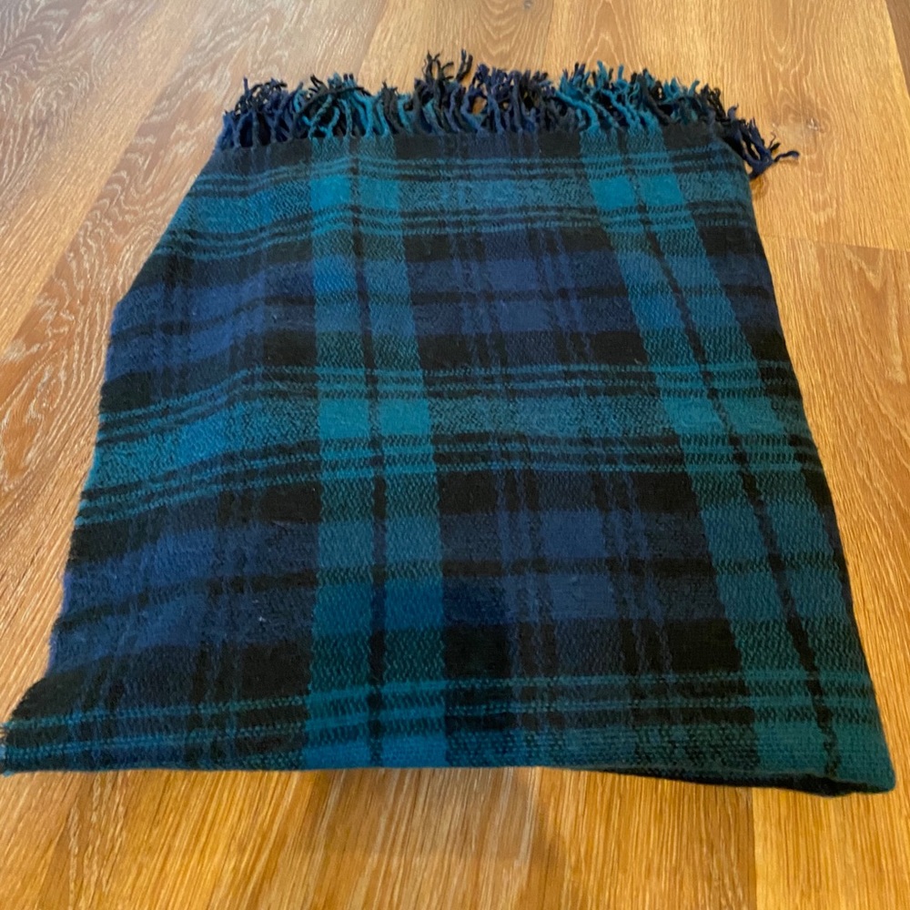 Accessorize plaid blanket scarf